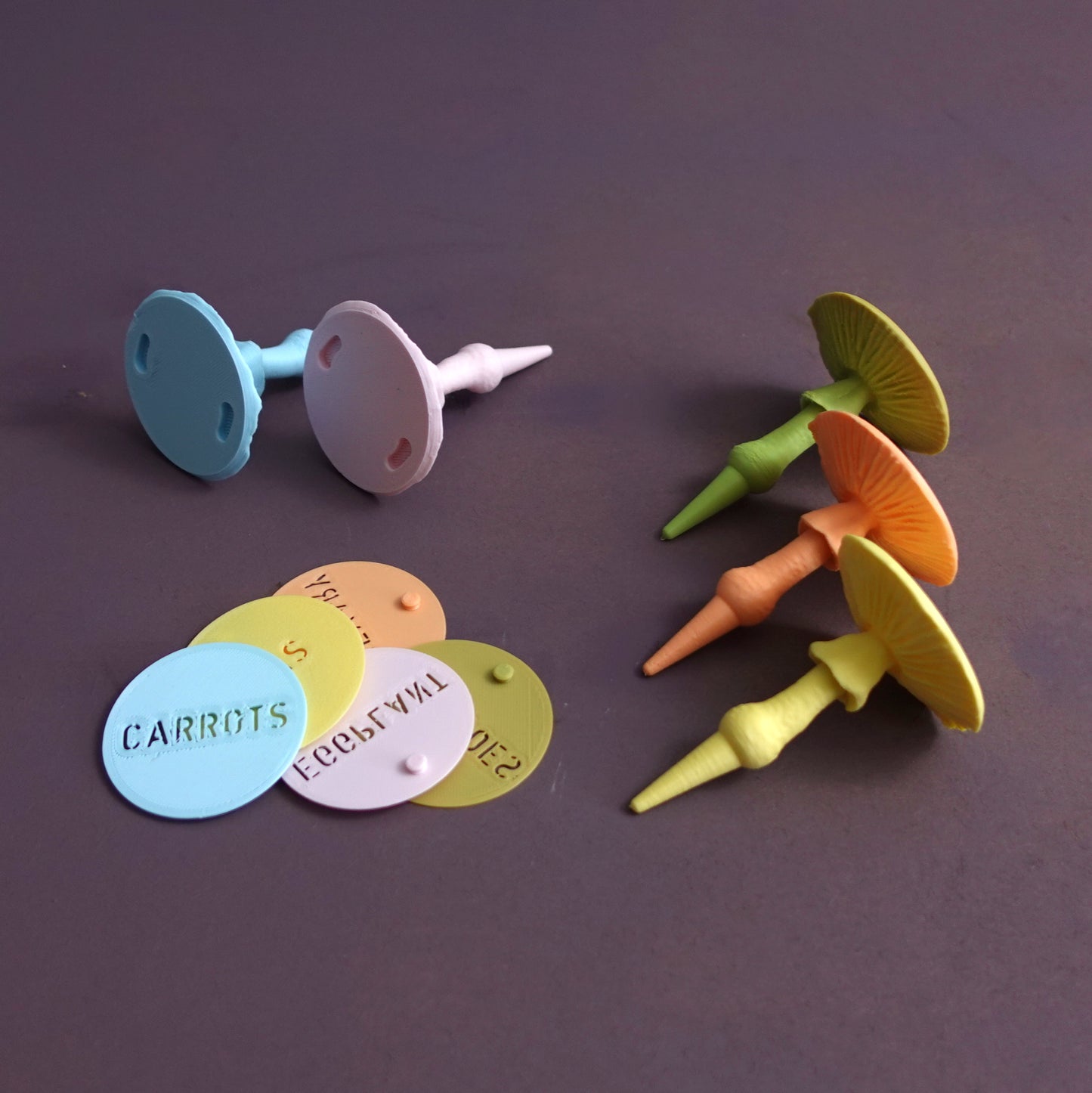 Silvaticus Fungus Plant Identifier Labels 5Ct Holder and Marker