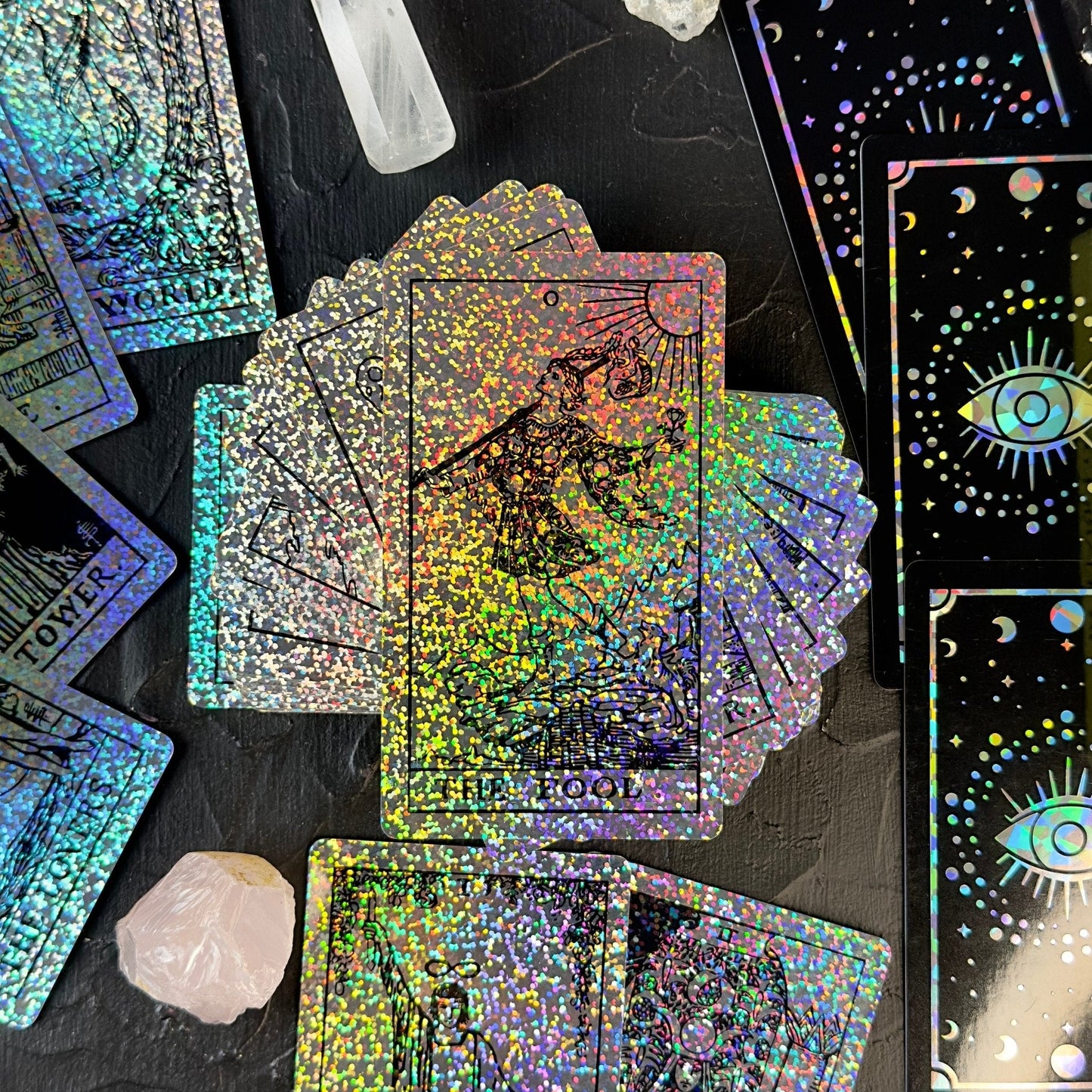The Smith-Waite Tarot Cards Holographic Crystal Foil