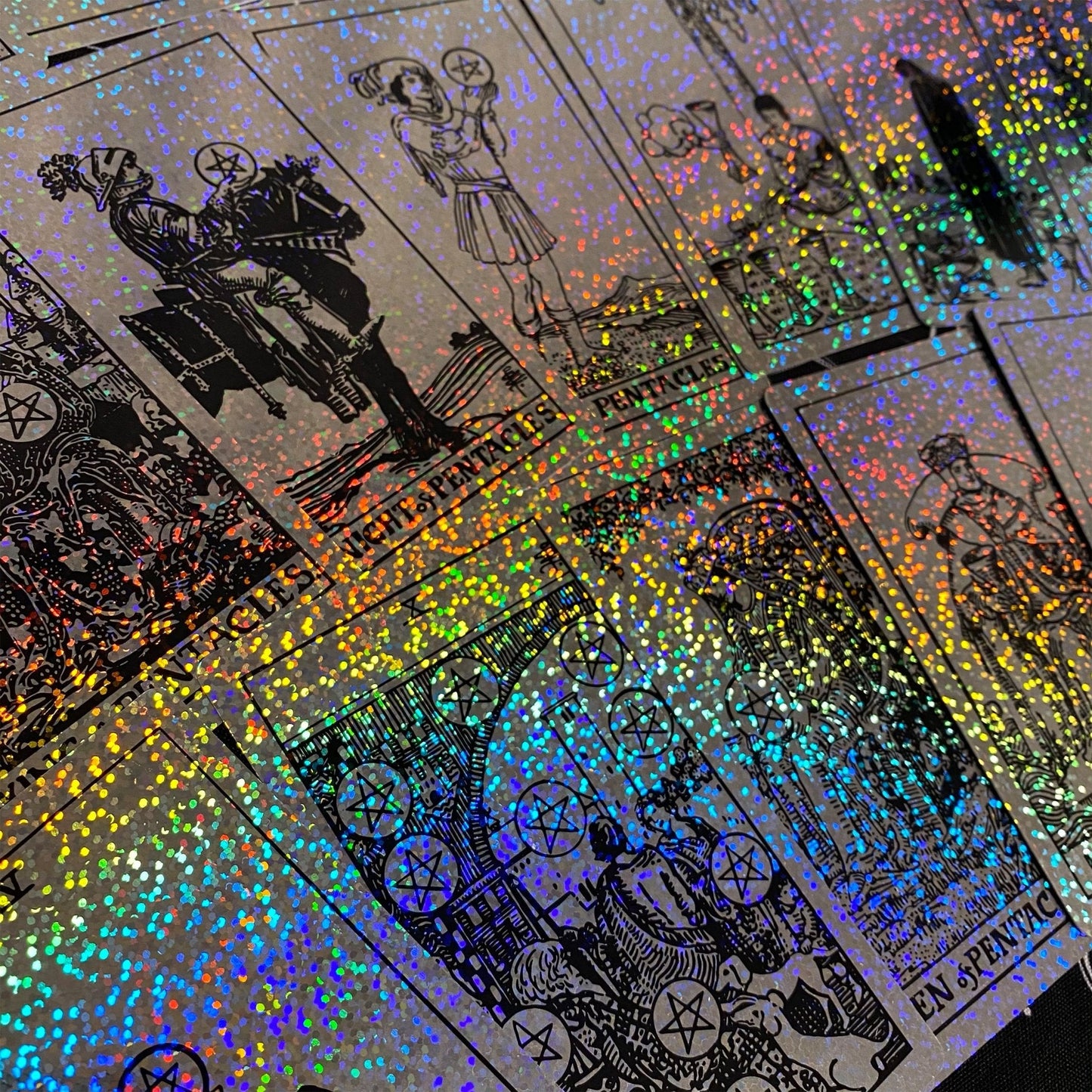 The Smith-Waite Tarot Cards Holographic Crystal Foil