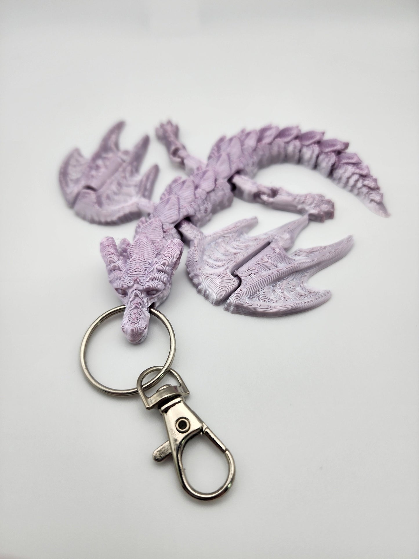 Flexi Wyvern Fidget Keychain