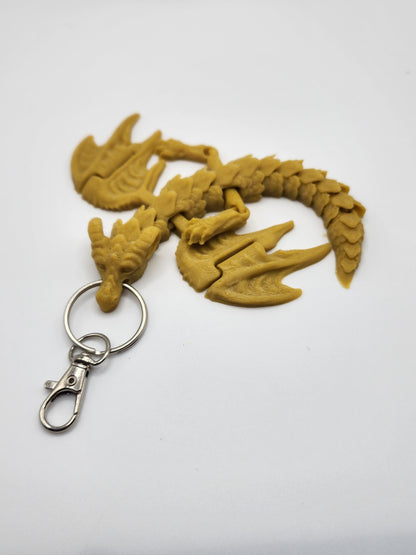 Flexi Wyvern Fidget Keychain