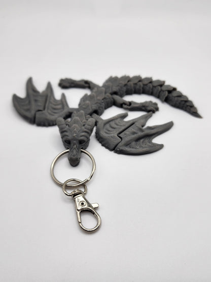 Flexi Wyvern Fidget Keychain