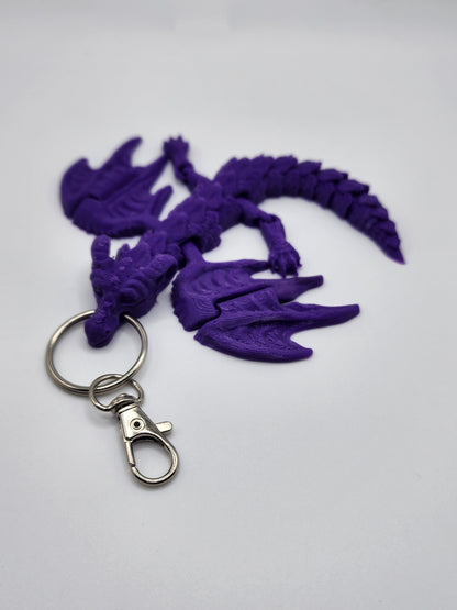 Flexi Wyvern Fidget Keychain