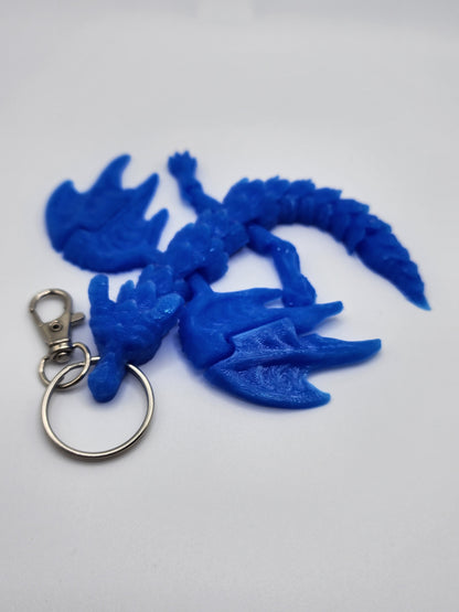 Flexi Wyvern Fidget Keychain