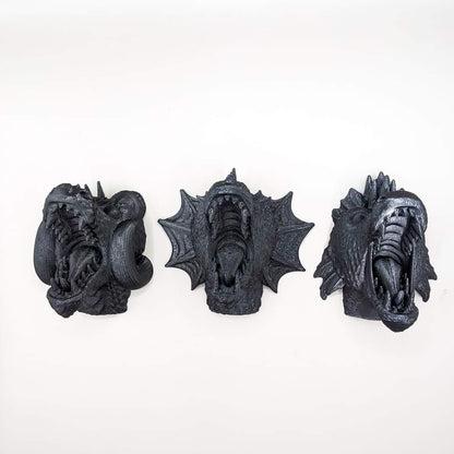 Dragon Head Wall Mount and Paw Complete Sets