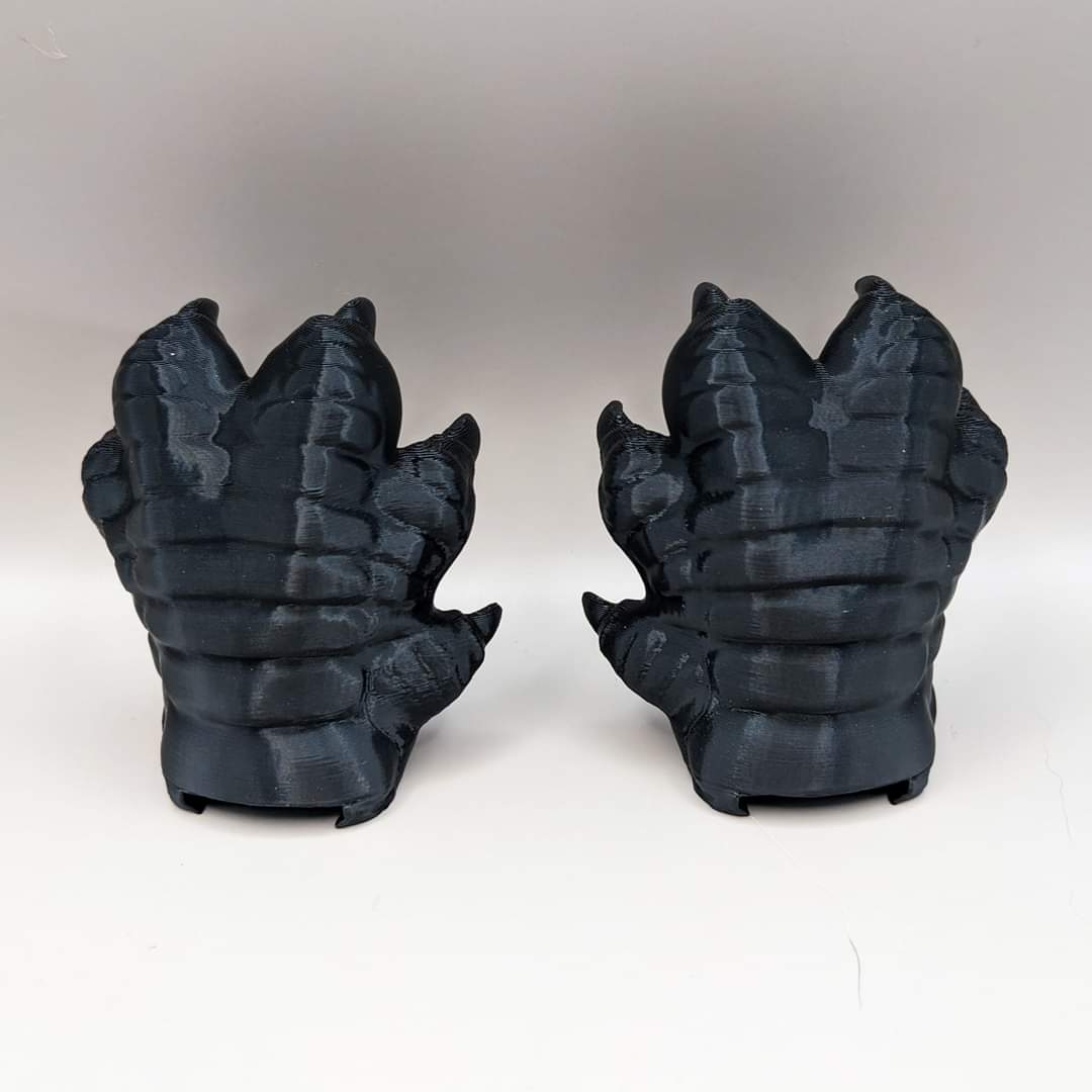 Dragon Head Wall Mount and Paw Complete Sets