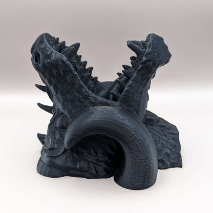 Wall Mountable Horned Dragon Head Coat/Bag Hanger