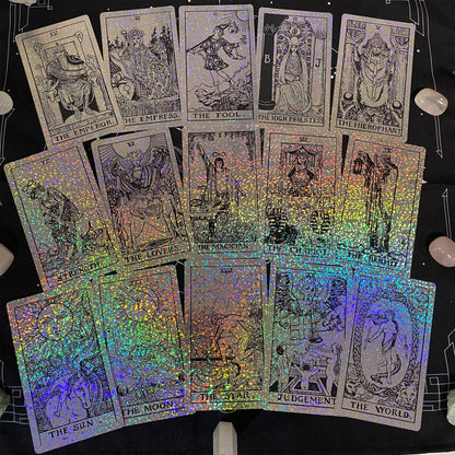 The Smith-Waite Tarot Cards Holographic Crystal Foil
